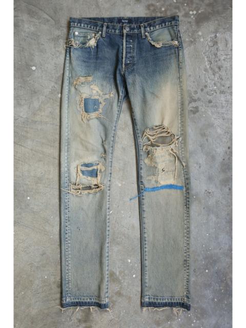 UNDERCOVER Undercover - S/S 10 - 68 Blue Yarn Denim Jean