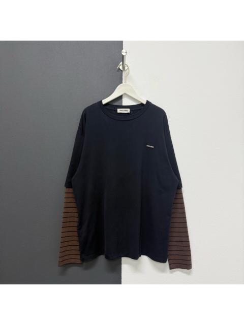Miu Miu Miumiu Two-Piece Long-Sleeve Top