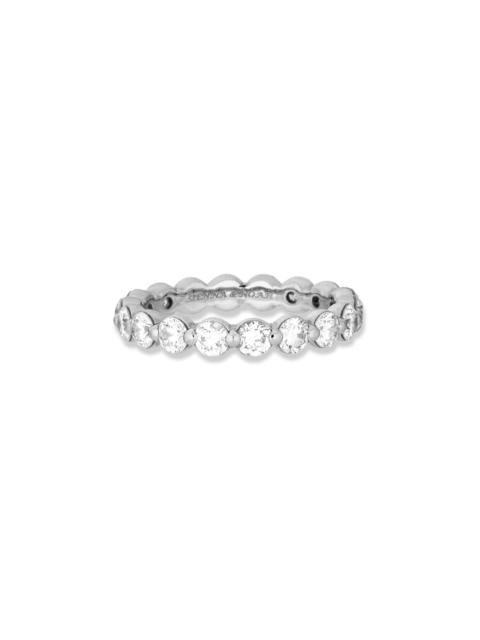STONE AND STRAND LAB-Created Shared Prong Eternity Band in Platinum