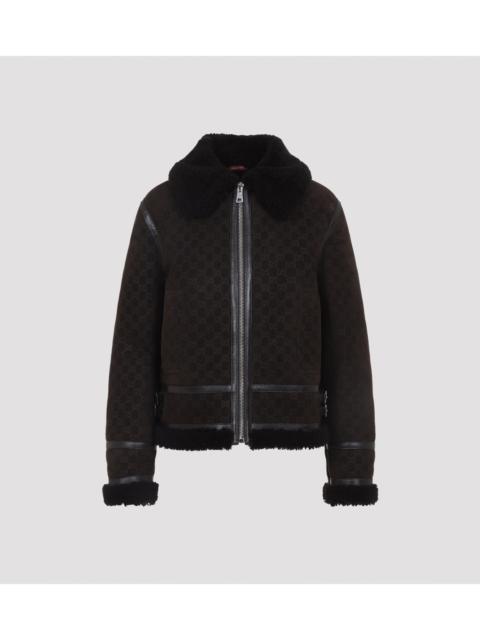 GUCCI Guggi GG Shearling Jacket