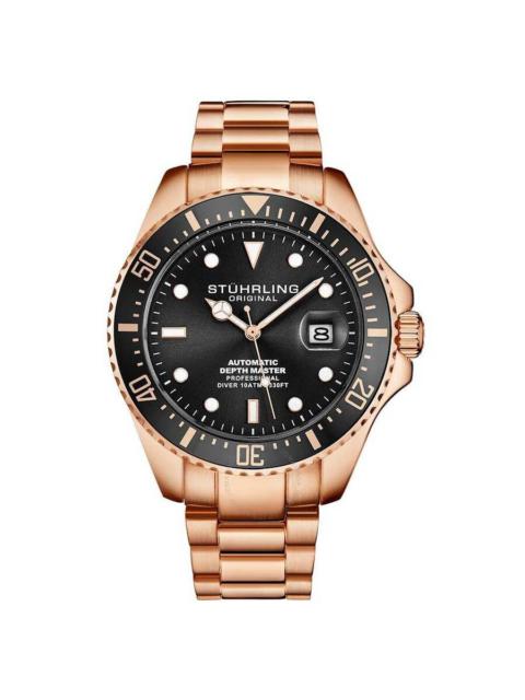 Other Designers Stuhrling Original Aquadiver Black Dial Men's Watch M15721