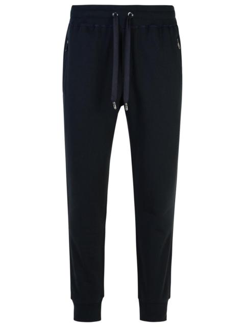 Dolce & Gabbana 'Jogger' Navy Cotton Pants Man