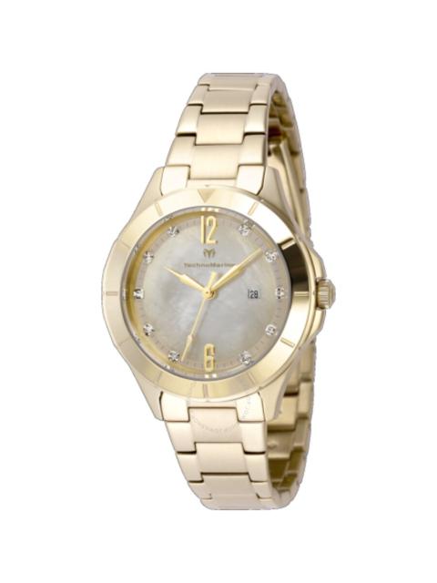 Other Designers Technomarine Luna Quartz Crystal Ladies Watch TM-826005