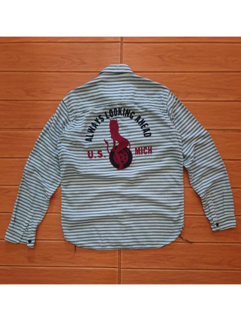 Other Designers Archival Clothing - Hysteric glamour stripe Japanese brand shirt