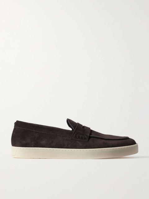 Suede Penny Loafers