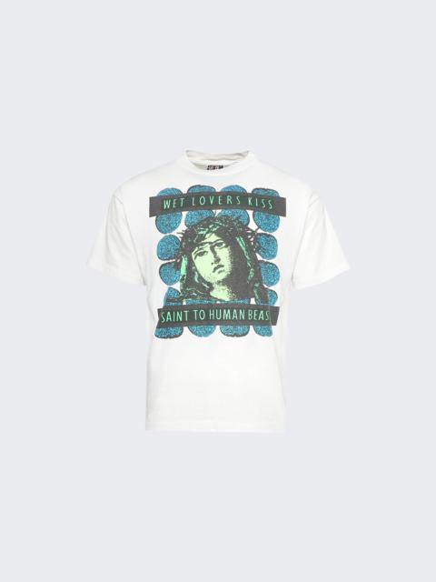 SAINT M×××××× Kiss Short Sleeve T-shirt White