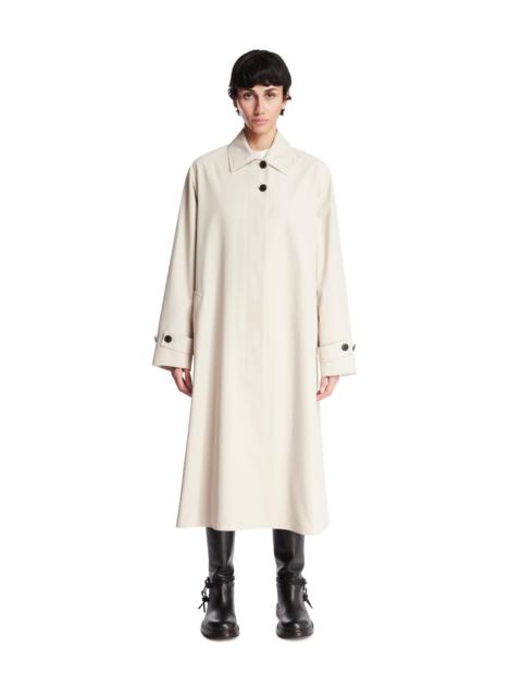 The Row Beige Lolana Cotton Coat