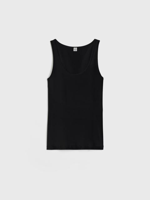 TOTEME Classic rib tank black