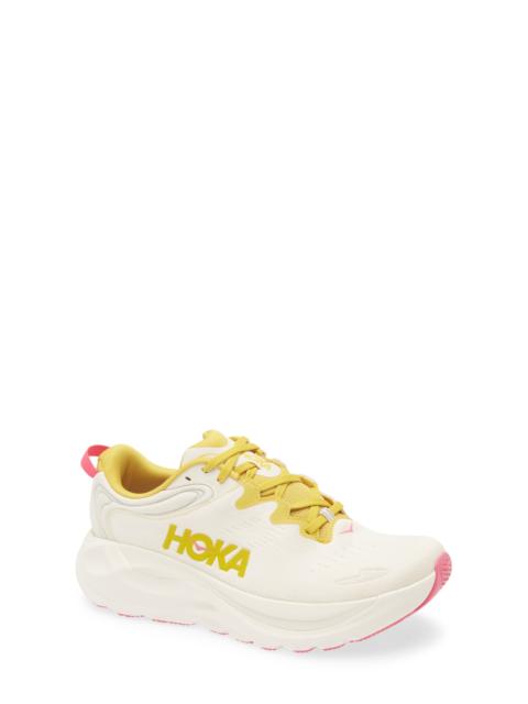 HOKA HOKA Gaviota 6 Running Shoe in Birch /Yellow Gold at Nordstrom