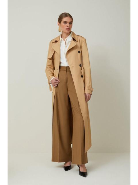KAREN MILLEN Tailored Classic Belted Trench Coat