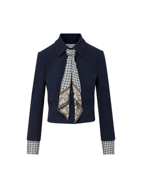 VERONICA BEARD ISMENA REMOVABLE SCARF JACKET
