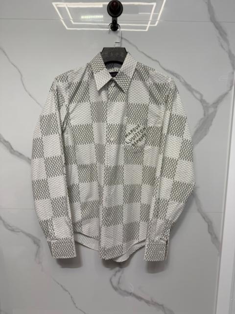 Louis Vuitton Louis Vuitton SS24 Grey Checkerboard Shirt