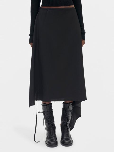 Ann Demeulemeester Ylva Midi Wrap Skirt