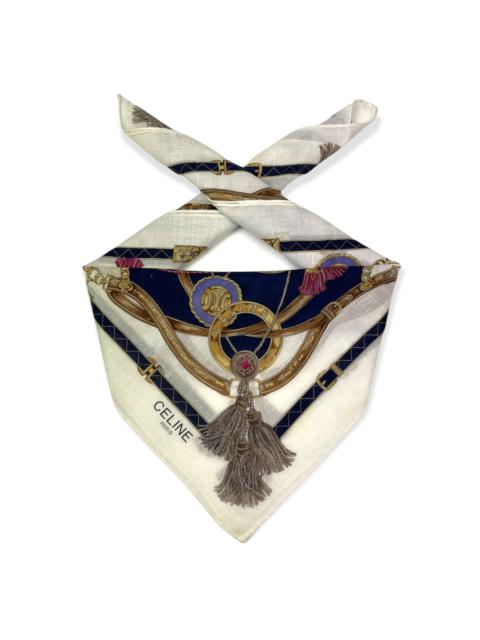 Vintage CELINE bandana handkerchief neckerchief