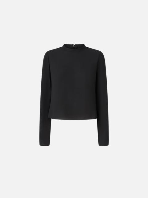 PINKO TECHNICAL CREPE BLOUSE