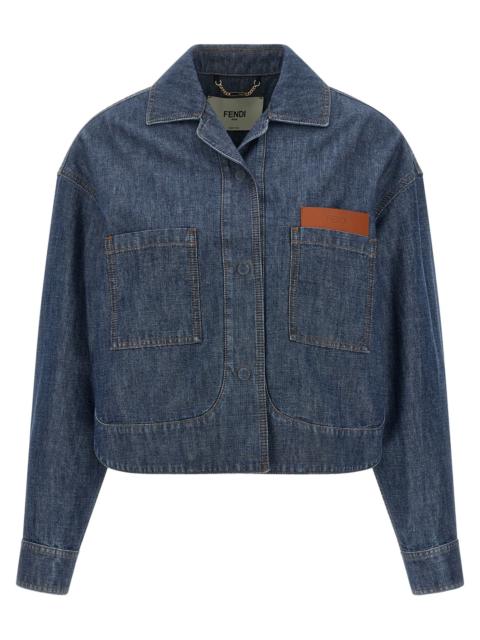 FENDI Fendi Women Chambray Denim Jacket
