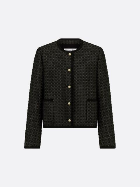 Dior Dior Microcannage Cropped Jacket