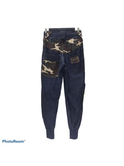Other Designers HyperDenim - Susana Gatiera Sweatpants Denim Camo Made In Portugal