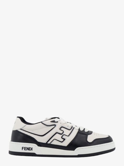 FENDI Fendi Leather Sneakers With Ff Lateral Logo