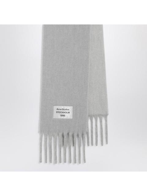 Acne Studios Acne Studios Grey/Light Grey Scarf In Wool And Alpaca Blend Women