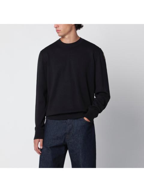 PARAJUMPERS Parajumpers Basic Braw Black Cotton-Blend Sweater Men