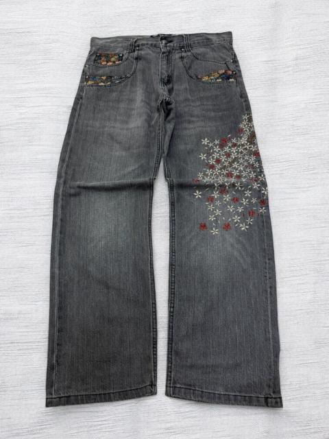Hysteric Glamour Japanese Traditional Design Buckle Floral Embroidery Design