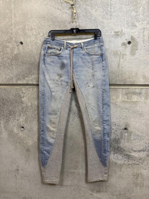 Greg Lauren Greg Lauren Denim / Fleece 50/50 Lounge Pants