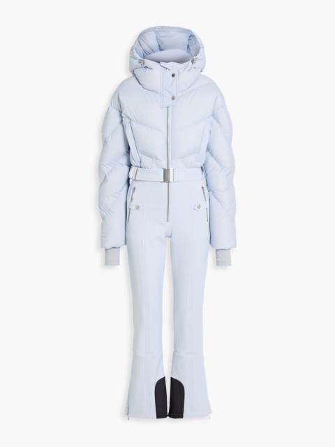 CORDOVA Ajax belted quilted hooded down ski suit