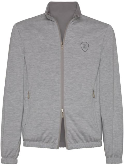 Brunello Cucinelli Brunello Cucinelli Men Silk Blend Blouson Jacket