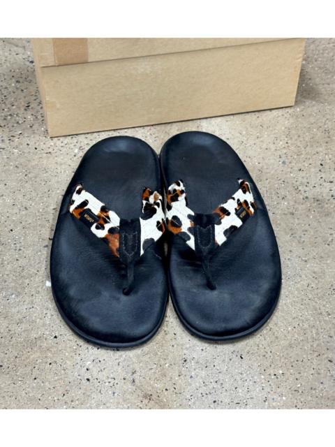 WTAPS WTAPS Leather Flip-Flops (Cowhide / Island Pro)