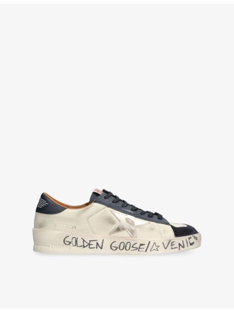 Golden Goose Stardan Graffiti 81225 Leather Trainers