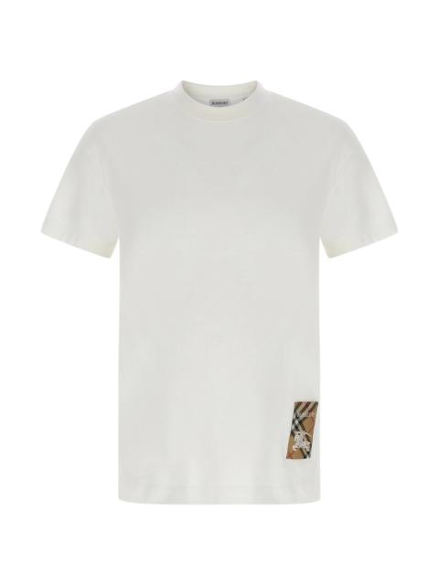 Burberry Burberry Check patch T-shirt