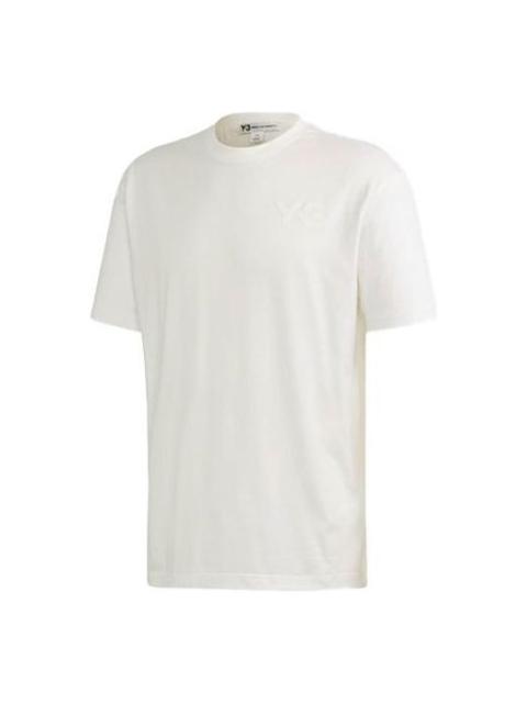 Y-3 Men's Y-3 SS21 Casual Logo Short Sleeve White T-Shirt FN3359