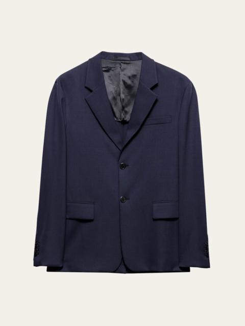 Prada Men's Stretch Wool Blazer