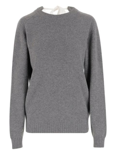 Carven Knit Top Tie Back Jumper