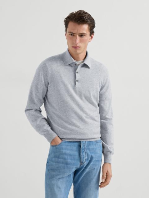 Brunello Cucinelli Cashmere knit polo shirt