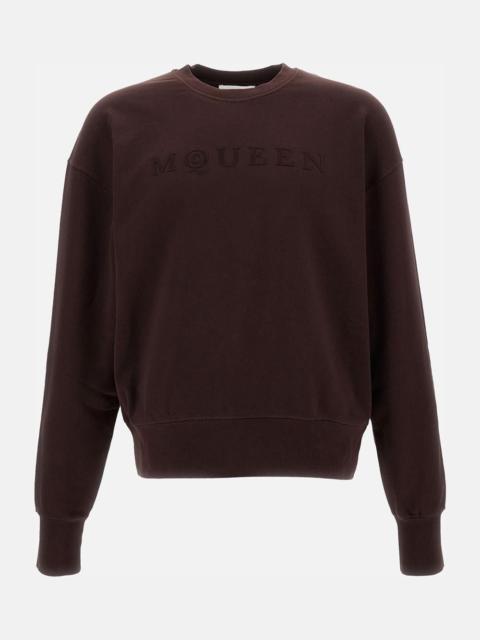 Alexander McQueen FELPA GIROCOLLO