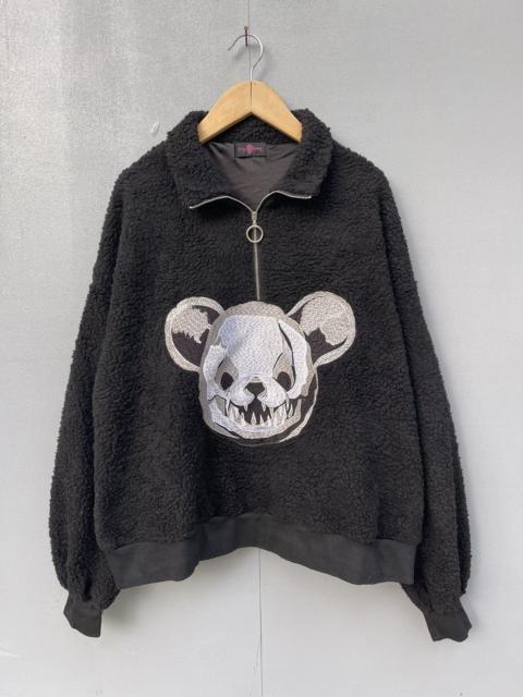 Other Designers Japanese Brand - Drug Honey Half Zipper Fleece Jacket