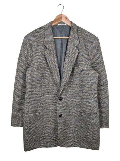 Other Designers Japanese Brand - Papas x Harris Tweed Wool Blazer Coat