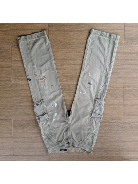 Other Designers Vintage - East Boy Paint Splash Distressed Multipocket Cargo Pants