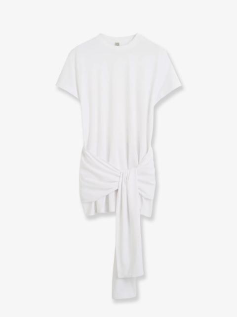 TOTEME Toteme Lyocell Cotton Blend T-Shirt White