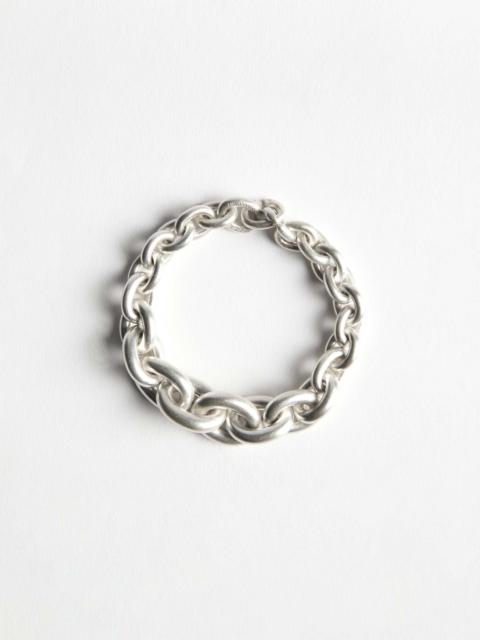 JW Anderson CHAIN-LINK BRACELET IN 18KT WHITE GOLD
