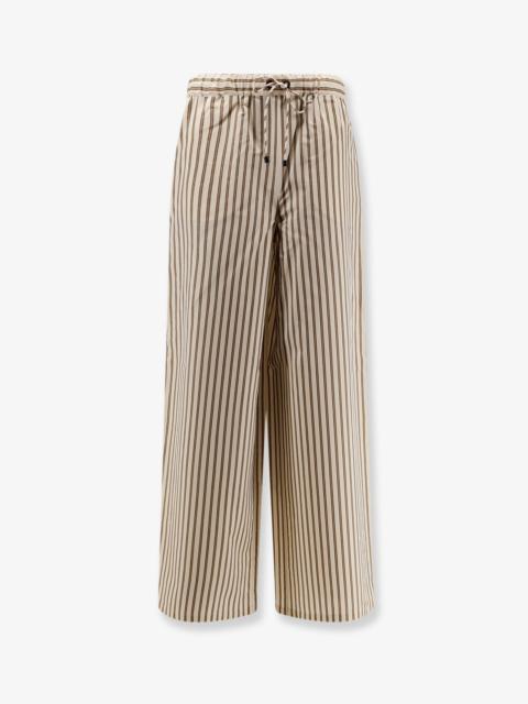 Max Mara Max Mara Mxmordine Cotton And Silk Trousers