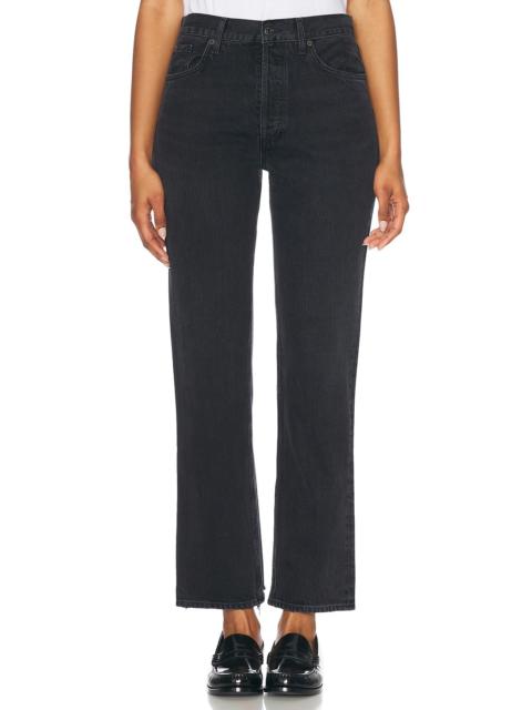 AGOLDE Lana Mid Rise Straight