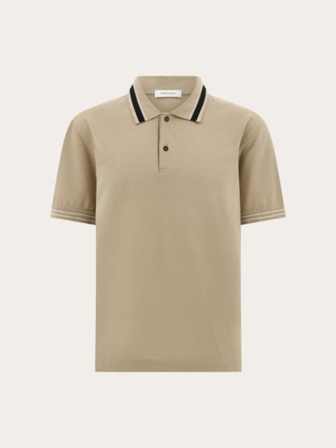 FERRAGAMO Short sleeve polo shirt
