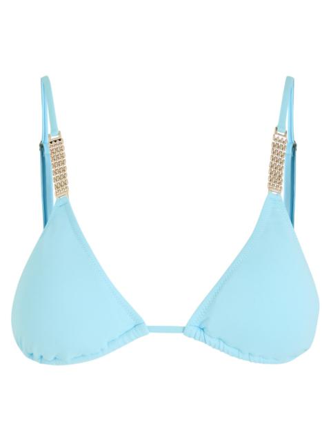 MELISSA ODABASH Melissa Odabash Maldives Chain-embellished Bikini top
