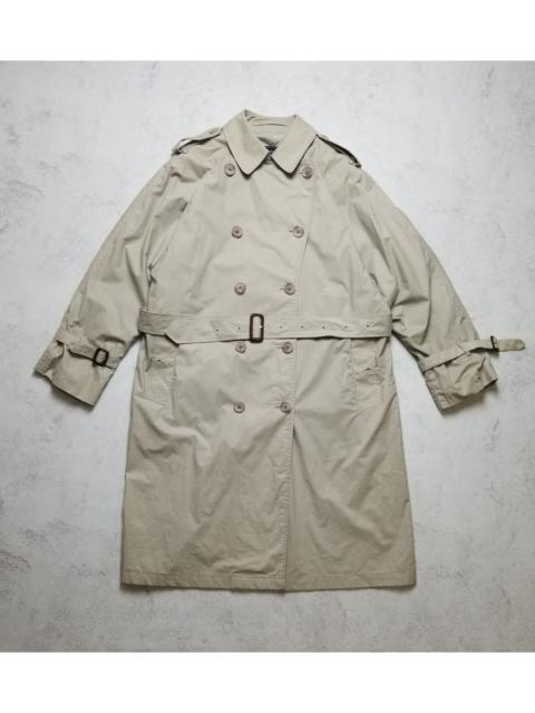 Burberry Burberrys Exlong 100% Cotton Duble Blessted Trench Coat