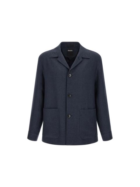 ZEGNA ZEGNA Alpe Blue Jacket New & Authentic (Men's size:M;)