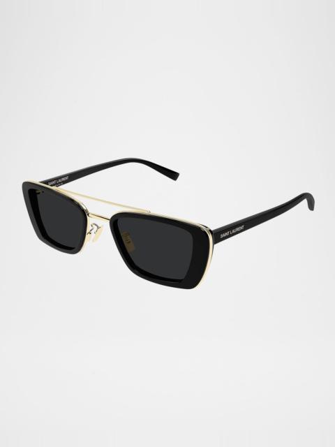 SAINT LAURENT 50mm Rectangular Sunglasses