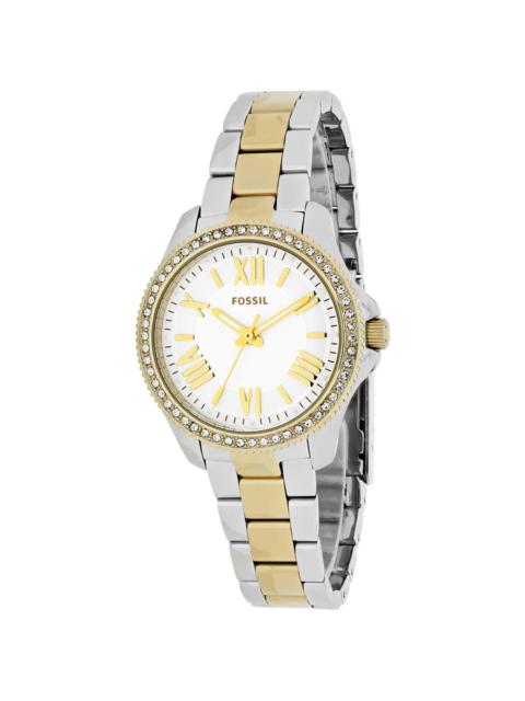 Other Designers Fossil Cecile Quartz White Dial Ladies Watch AM4579